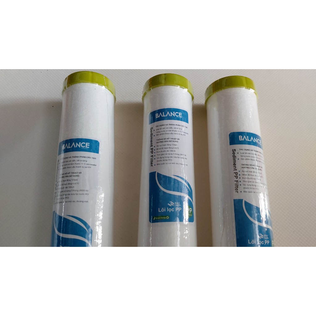 Bộ 3 Quả Lọc Nước Cao Cấp Số 1 ( Loại Có Đầu Bịt )