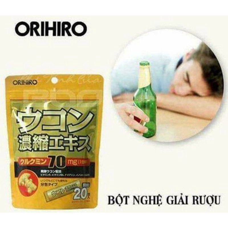 Bột nghệ orihiro 20 gói Nhật bản