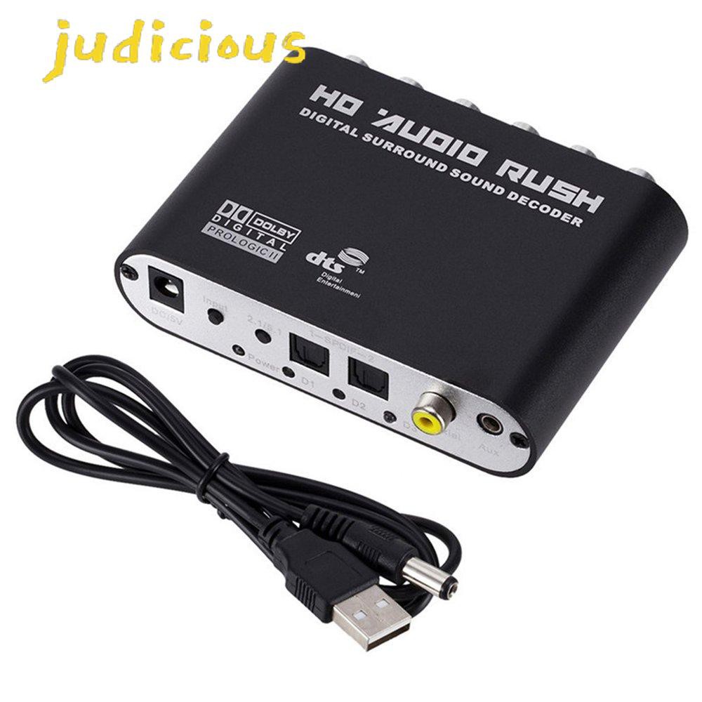 Bộ Giải Mã Âm Thanh 5.1 Dts / Ac-3 Quang Học Sang 5.1 Kênh Rca Analog | BigBuy360 - bigbuy360.vn