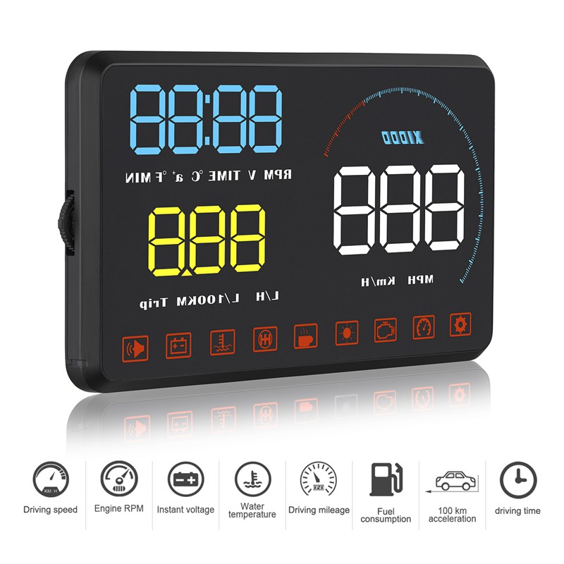 Kính Chắn Gió Xe Ô Tô Obd2 km / H Mph