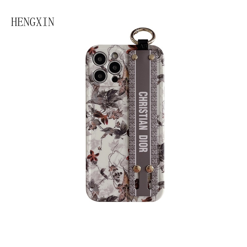 Fashion brand wristband phone case suitable for IPHONE 15PROMAX maple leaf soft case 11 12 13 14PROMAX X XS XR XSMAX shockproof silicone protective case