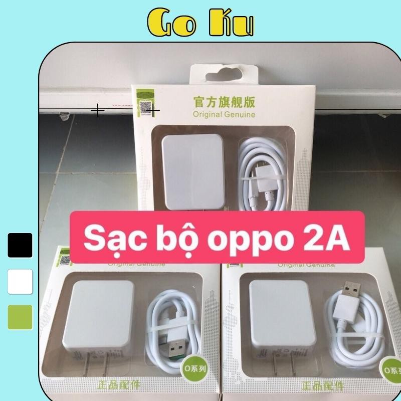 Cục sạc oppo dây cáp sạc 2a giá rẻ hàng loại 1 đầy đủ củ sạc và cáp sạc - Go Ku