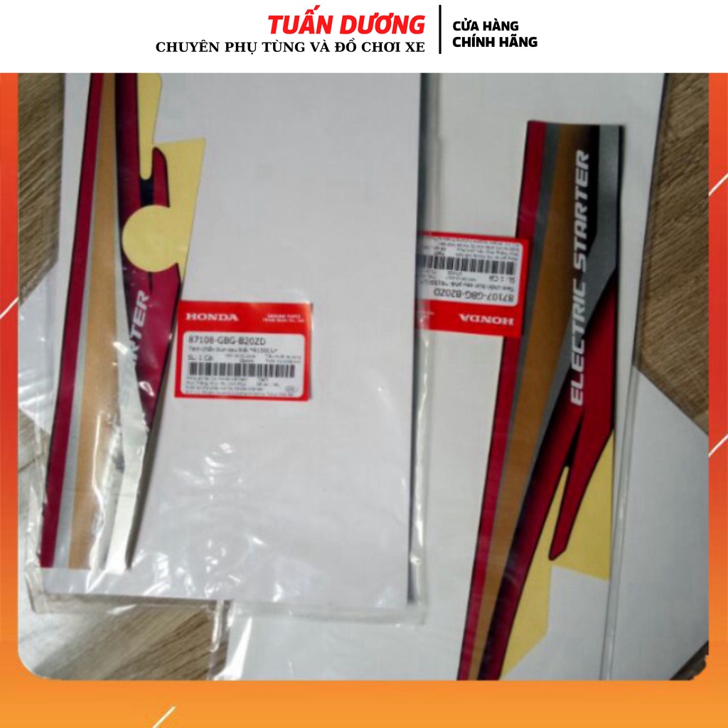 Tem Dream honda việt đời đầu chính hãng, Tem hàng đẹp lắp được cả dream thái và dream việt các đời