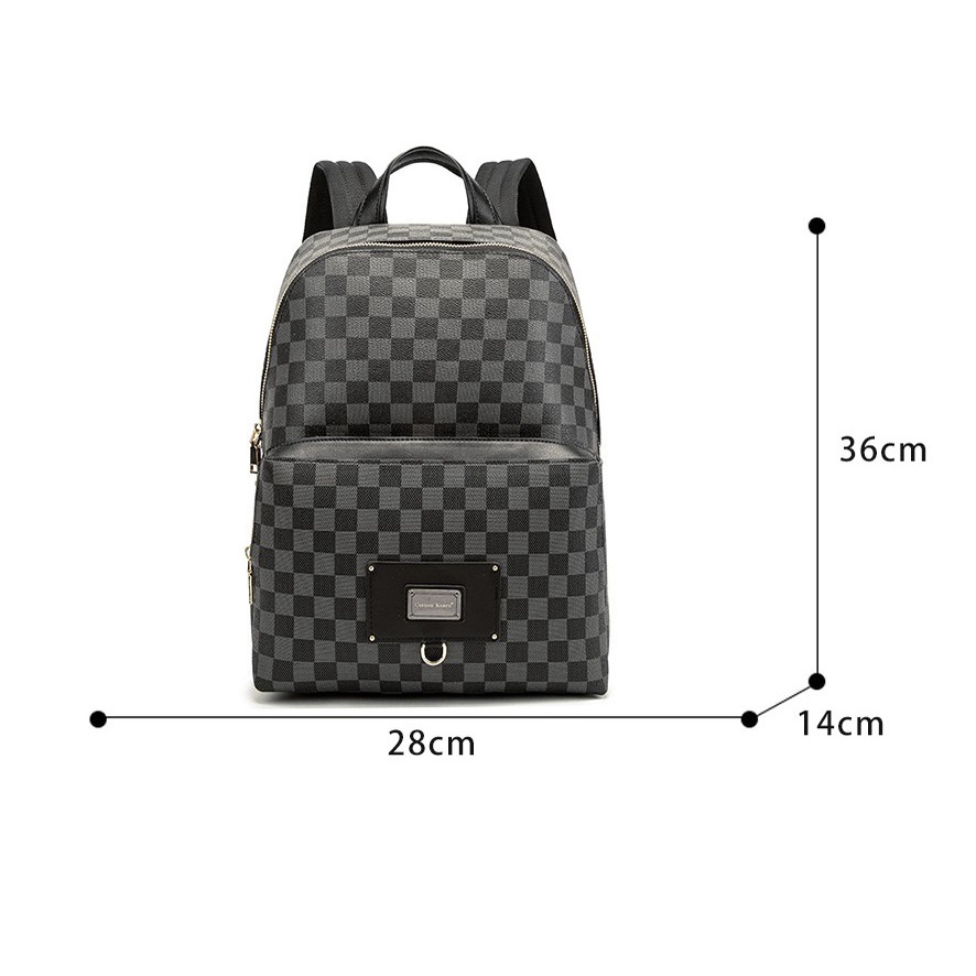 BALO DA HỌA TIẾT CARO / BALO THỜI TRANG / BALO LAPTOP