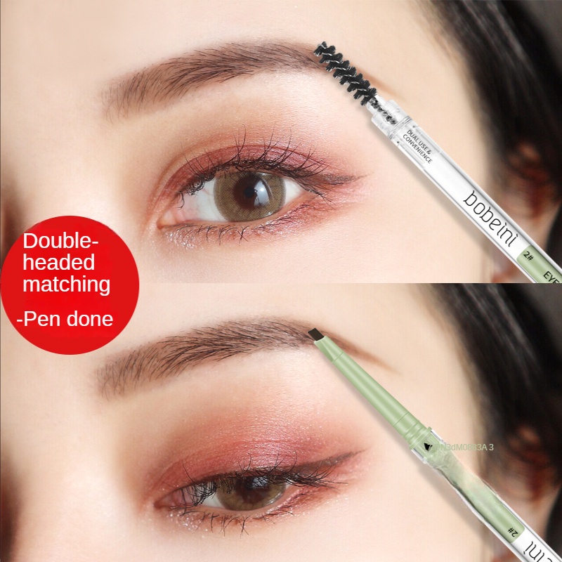 Bút Chì Kẻ Lông Mày Dạng Lỏng Hai Đầu Màu Trong Suốt Tự Nhiên