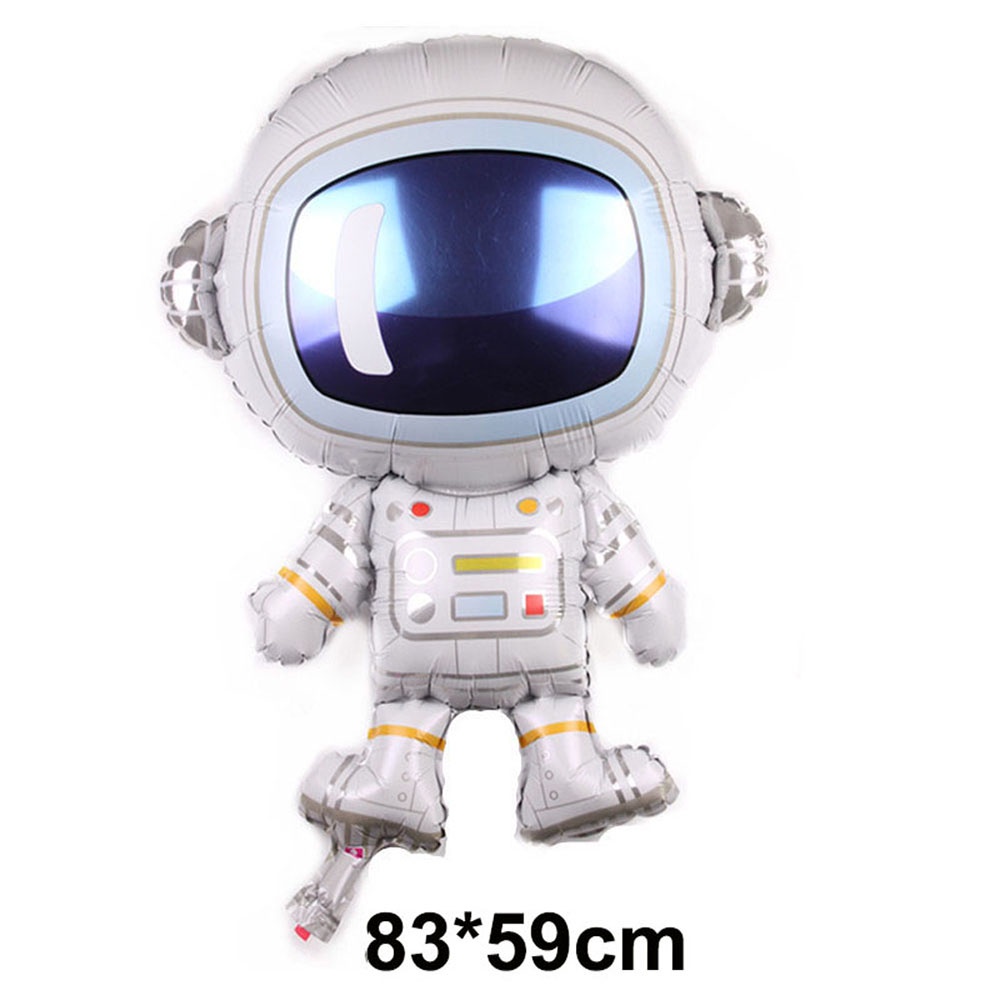 Không gian bên ngoài chủ đề thiên hà tên lửa phi hành gia ufo 22 inch bóng bay hành tinh lá nhôm cậu bé quà tặng trang trí tiệc sinh nhật