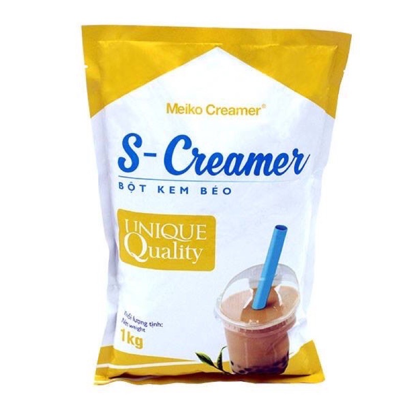 1 kg Bột Kem béo S- Creamer -Sữa thực vật dùng để pha chế trà sữa và chè kem