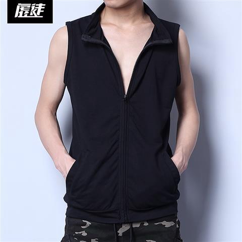 Áo Hoodie Sát Nách Dáng Ôm Vải Mỏng Thời Trang Cho Nam 512