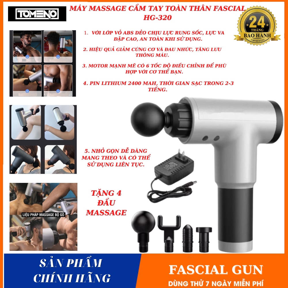 Máy Massage Cầm Tay , Súng Mát Xa cổ vai gáy , trị liệu đau nhức mỏi toàn thân , tự động , Fascial Gun , xiaomi ,