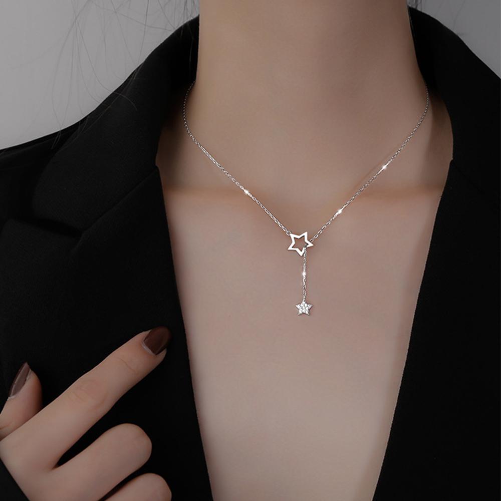 Vòng cổ Choker Họa Tiết Ngôi Sao Đơn Giản Cho Nữ