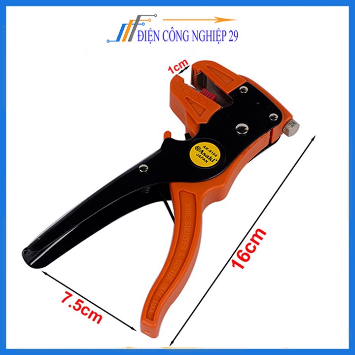 Kìm Tuốt Dây Ngang Asaki 9104