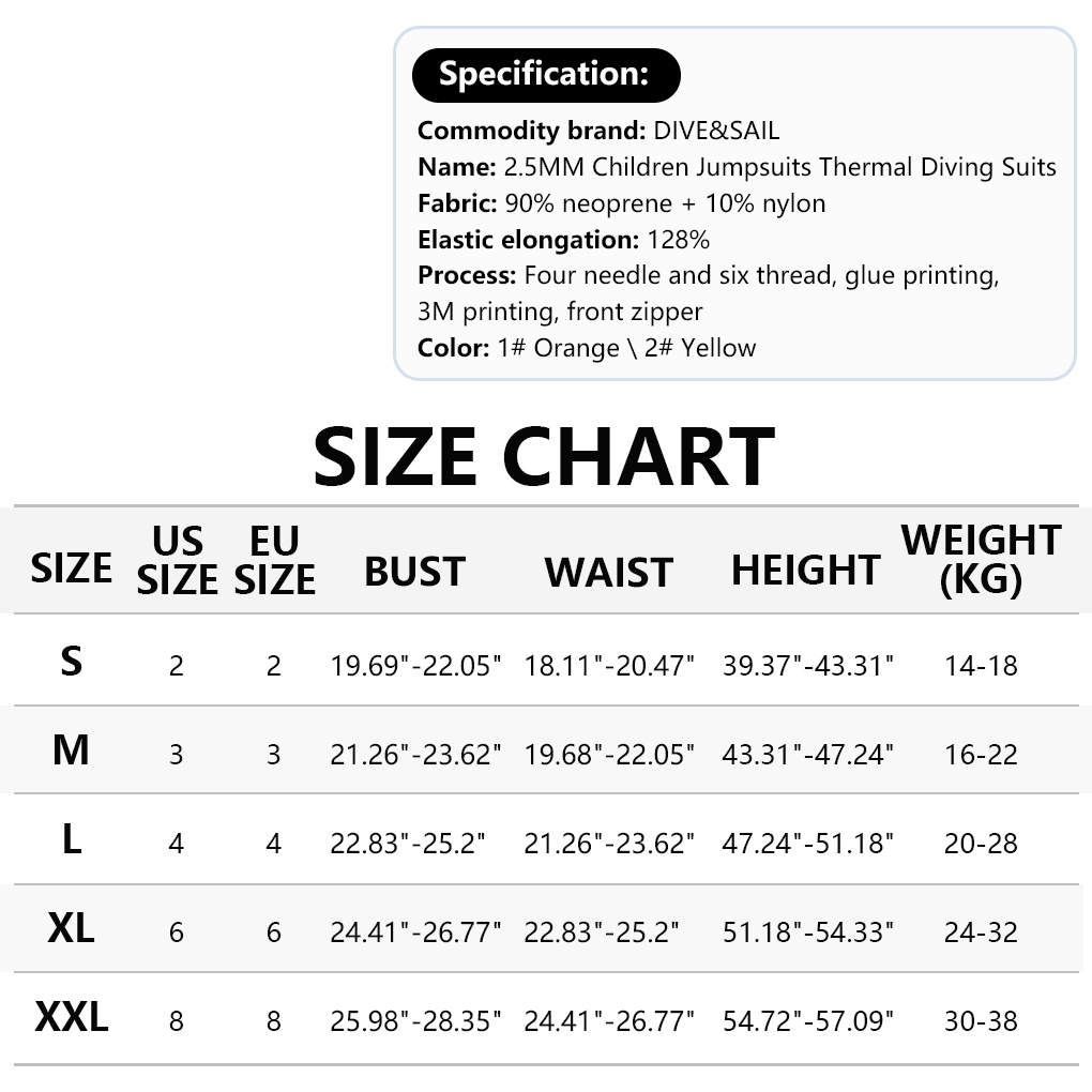 Child Wetsuits Child Swimming Wet Suit Quick Dry Anti-Sunburn  Kids Wet Suit Comfrtable Kids Wetsuit for SummerELEN