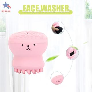 Cọ Rửa Mặt Silicon Hình Bạch Tuộc Sáng Tạo