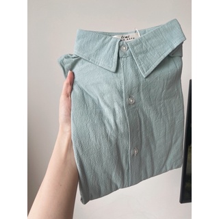 DEVONT DRESS - Váy linen dáng suông dài thắt eo REGEN