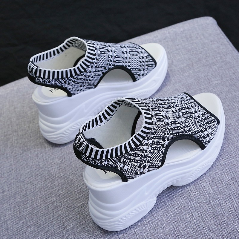 Xăng đan Đế Dày 7cm Có size 35-40 Thời Trang Dành Cho Nữ