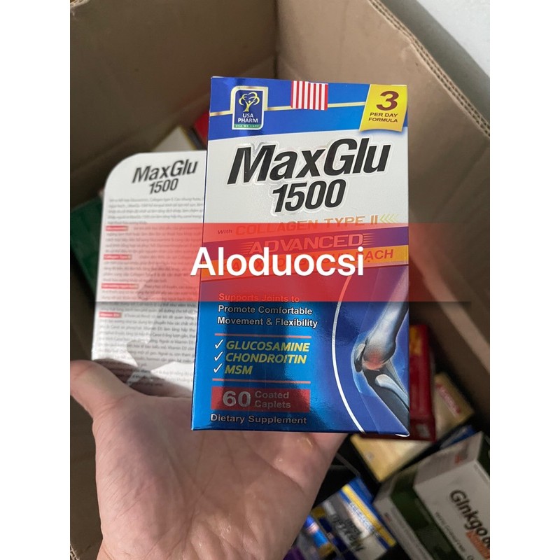 MAXGLU 1500 HỖ TRỢ TỐT CHO XƯƠNG KHỚP (60 viên )