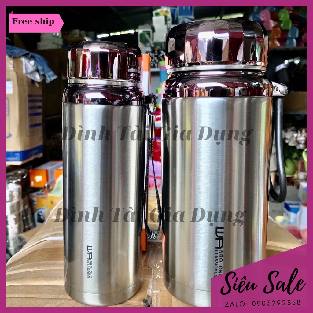 Bình giữ nhiệt BAOL, Nắp Titan Dung tích 600ml,780ml, 1000ml, 1200ml,1500ml inox 304 cao cấp