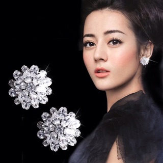 [BẠC 925] Bông tai sen đá cực sang