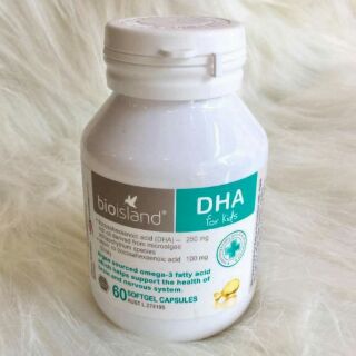 Dầu cá DHA Bio Island 60viên của Úc