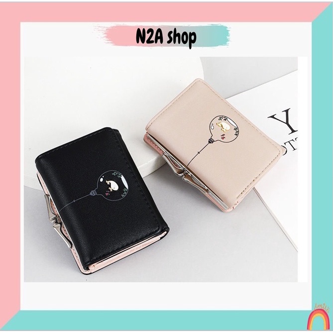 Ví nữ mini (có sẵn + freeship) Ví ngắn hình con CÁ 3 màu N2a shop