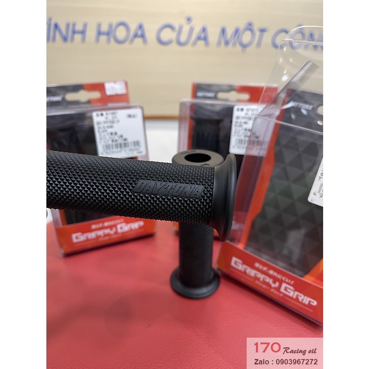 (HCM) Bao Tay (Tay Lái ) Xe Máy DAYTONA GRIPPY GRIP BLACK Có Gai Nhỏ Hàng Chính Hãng Nhập Khẩu Nhật Bản 100%