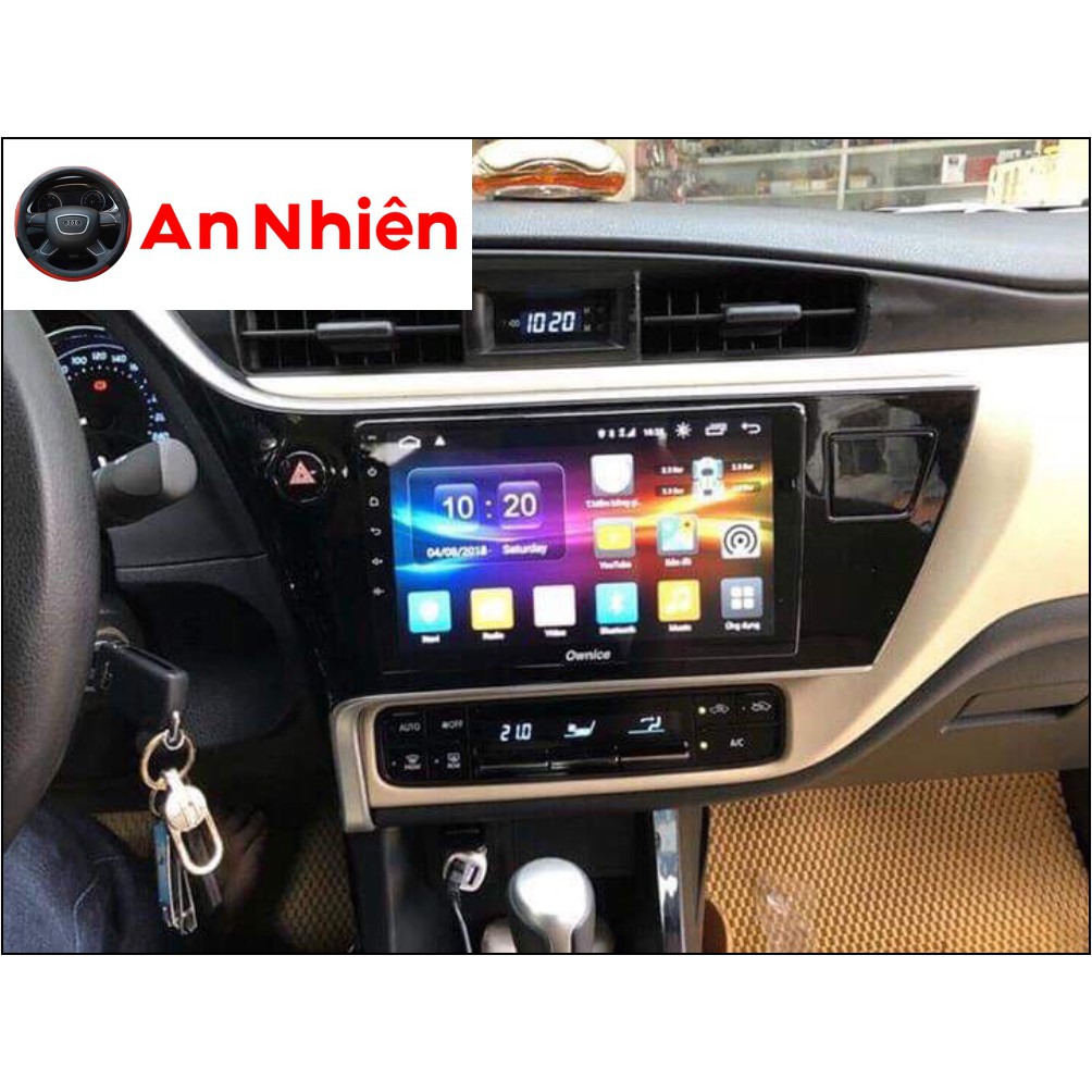 Màn Hình 10 inch Cho Xe ALTIS 2018-2020,  Đầu DVD Android Tiếng Việt Kèm Mặt Dưỡng Giắc Zin Xe TOYOTA ALTIS