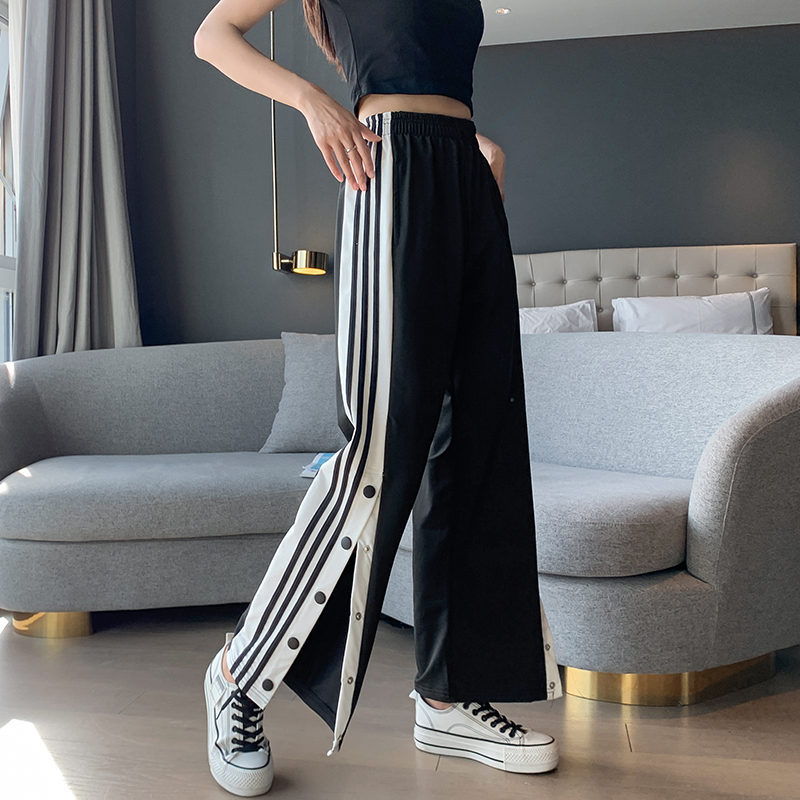 Quần dài SUXI cho nữ thiết kế dáng rộng phong cách thời trang mùa thu Hàn Quốc