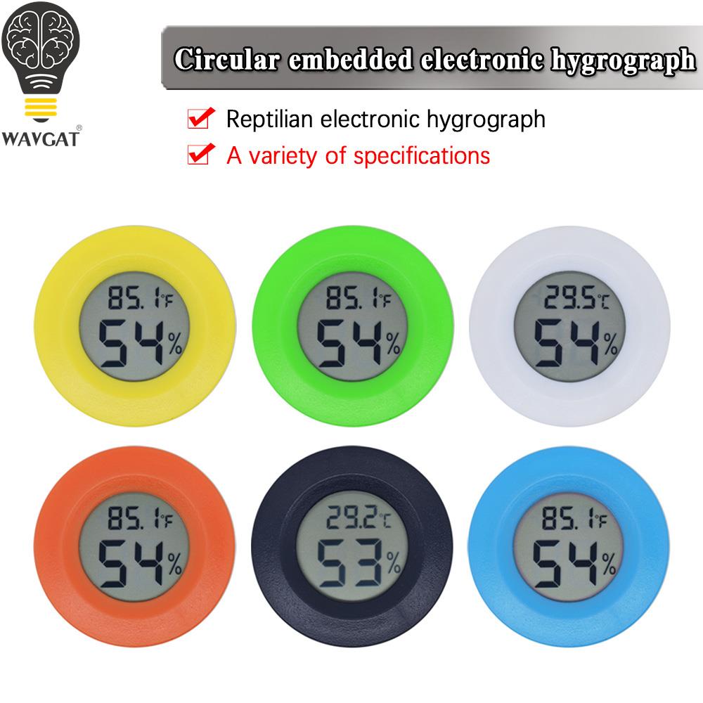 Nhiệt Kế Kỹ Thuật Số Mini Màn Hình LCD Mới Cho Tủ Lạnh / Đo Nhiệt Độ Và Kiểm Tra Độ Ẩm Cho Thú Cưng Trên Xe Hơi