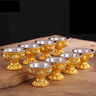 Ly bát kiết tường- chất liệu đồng - đại - trung - tiểu