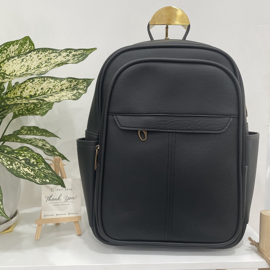 BA LÔ DA CAO CẤP - BALO NỮ ĐỂ A4 LAPTOP12IN BL17 | DORI