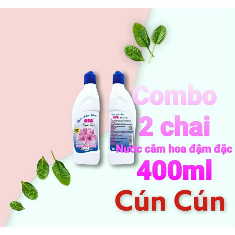 COMBO (2 chai) NƯỚC CẮM HOA ĐẬM ĐẶC ASA 400ml