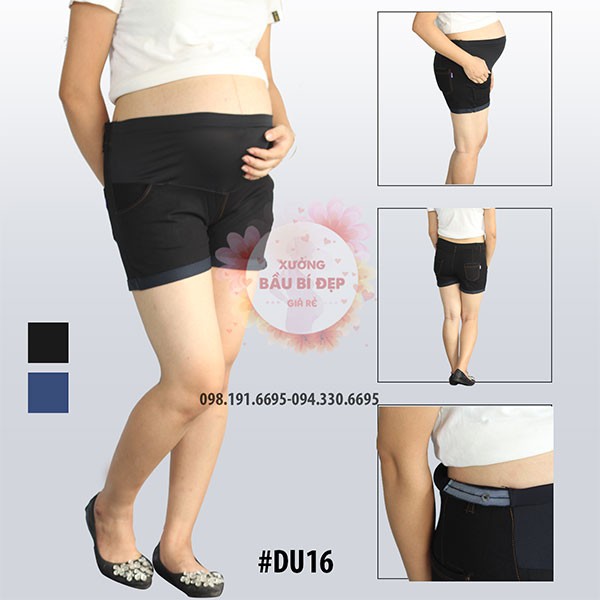 Quần bầu đùi cotton co giãn 4 chiều mát mịn
