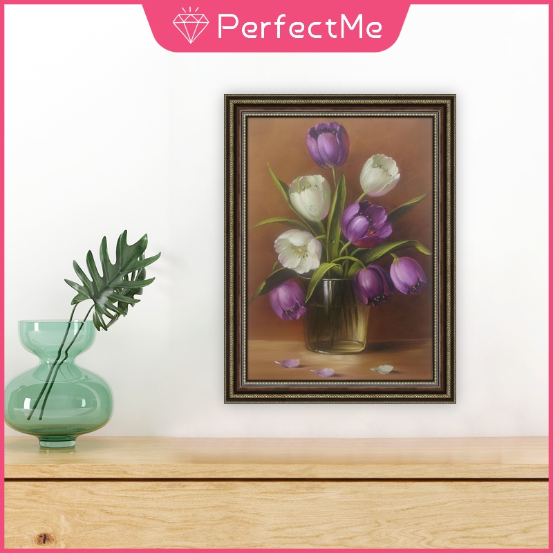 Mới Bộ Tranh Đính Đá 5D Tự Làm Hình Hoa 30x40cm Trang Trí Nhà Cửa