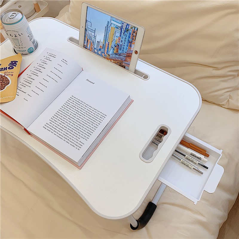 ┋☜* Dì nhỏ xinh giường có thể gấp gọn bàn làm việc phòng ngủ ký túc xá sinh viên lười Máy tính xách tay