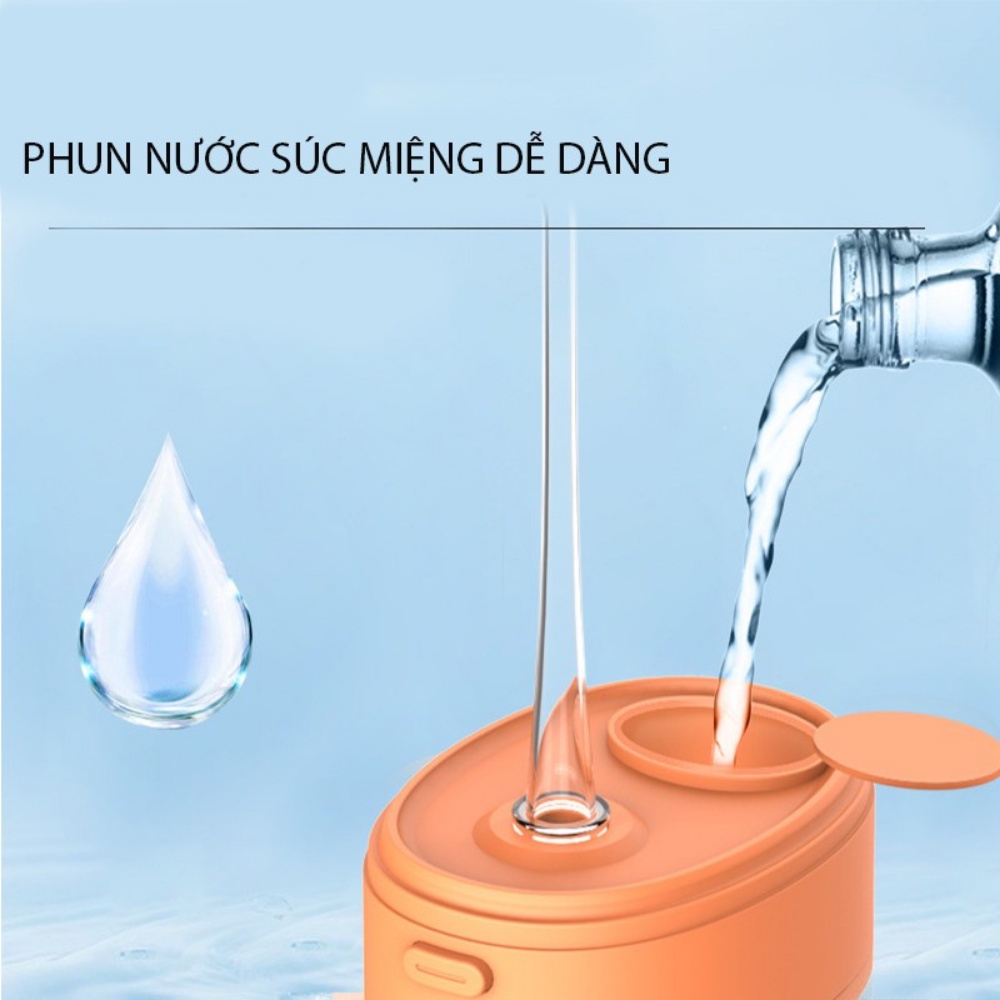 Máy Tăm Nước Nha Khoa HOT Máy Tăm Nước Cầm Tay Siêu Sạch, Chăm Sóc Răng Miệng Chỉ Nha Khoa Sạch Sẽ Bảo Hành 6 tháng