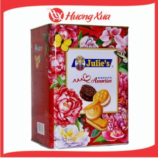 Bánh quy julie’s biscuits assorties hộp thiếc 500g