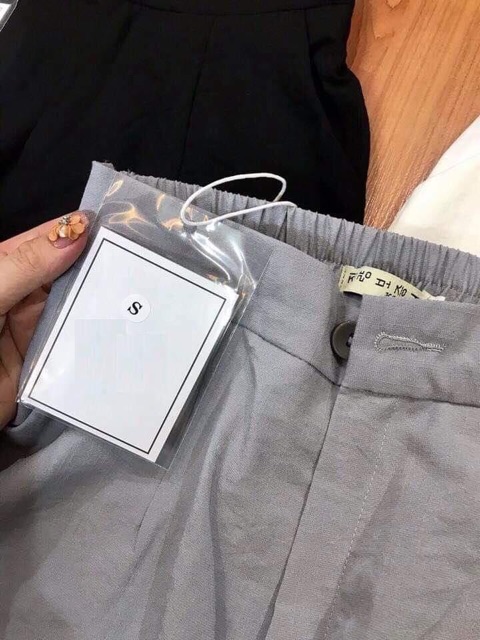 Quần baggy đũi Nhật kiểu dáng xinh xắn | BigBuy360 - bigbuy360.vn