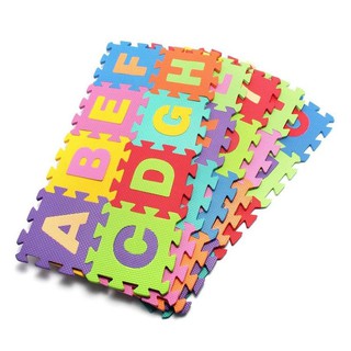THẢM XỐP CHỮ CÁI 26 MIÊNG A_Z 30*30 DÀY 1cm