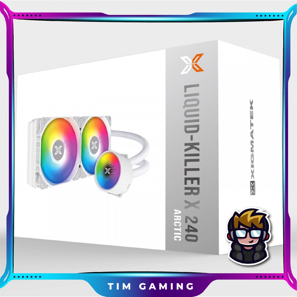 Tản nhiệt nước XIGMATEK LIQUID-KILLER X240 Black/White - ARGB, ALL IN ONE WATERCOOLING