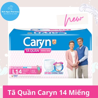 Tã Quần Caryn Size L7/ L14 Miếng - Mới Mỏng Nhẹ