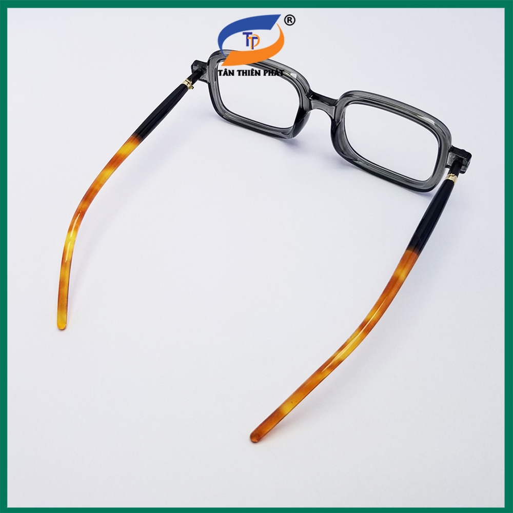Kính mát nam nữ mắt chữ nhật TTPROBO màu nâu, đen khói, trong suốt. Tròng chống nắng, chống tia UV, gọng ôm mặt