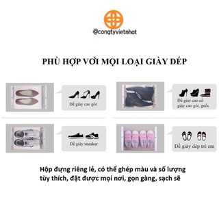Hộp đựng giày nhựa cứng Việt Nhật, sneaker box