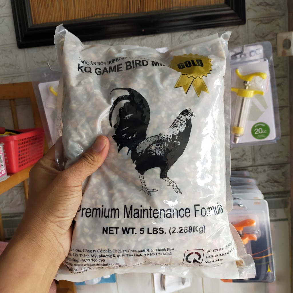 Ngũ cốc gà đá KQ GAME BIRD MIX GOLD gói 2,26kg