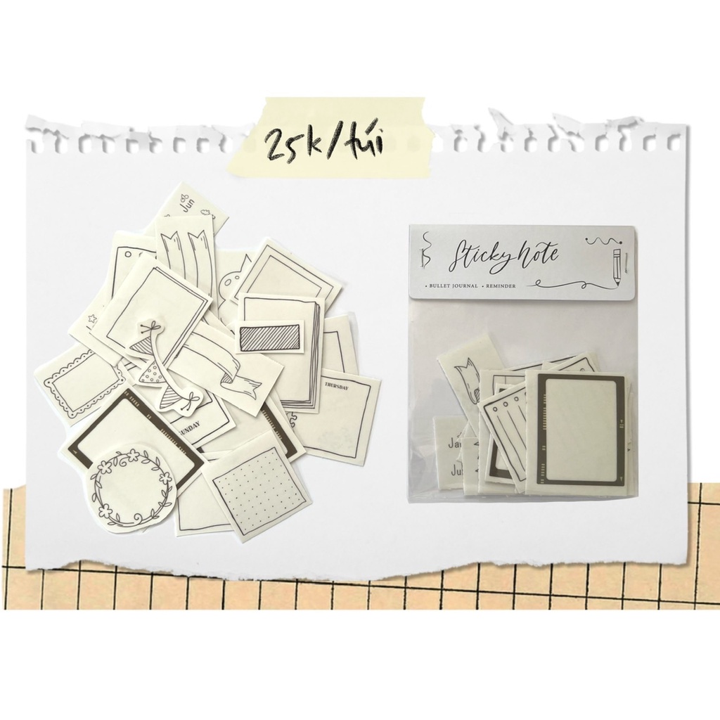 Sticky Notes - Nhãn Dán - Charisdaily