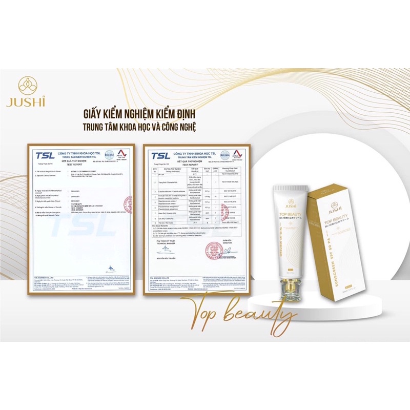 KEM CHỐNG NẮNG JUSHI TOP BEAUTY