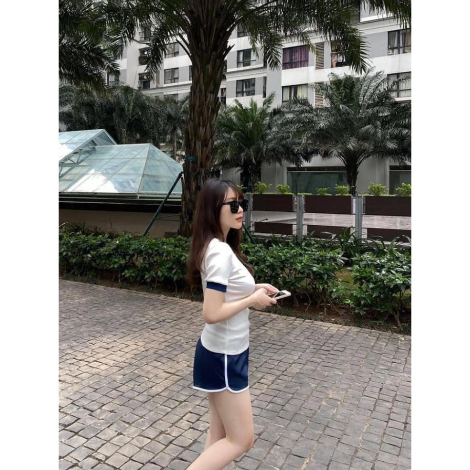 [Mã FAGREEN245 giảm 10% tối đa 30K đơn 99K] (Kho Sỉ Nam Đinh) BỘ THUN TĂM TRẮNG VIỀN ĐỎ ĐEN | BigBuy360 - bigbuy360.vn