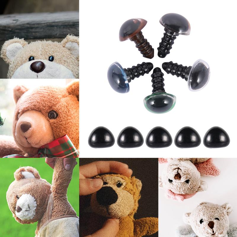 JPRICE Set 364 Mắt Nhựa Nhiều Màu Có Vòng Đệm Mũi 6mm Đến 12mm