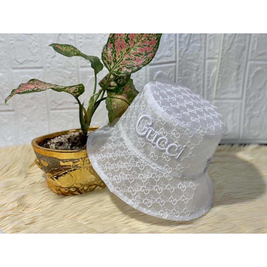 Nón Bucket 2 Lớp Chất Lưới Von Cao Cấp Thêu Chữ