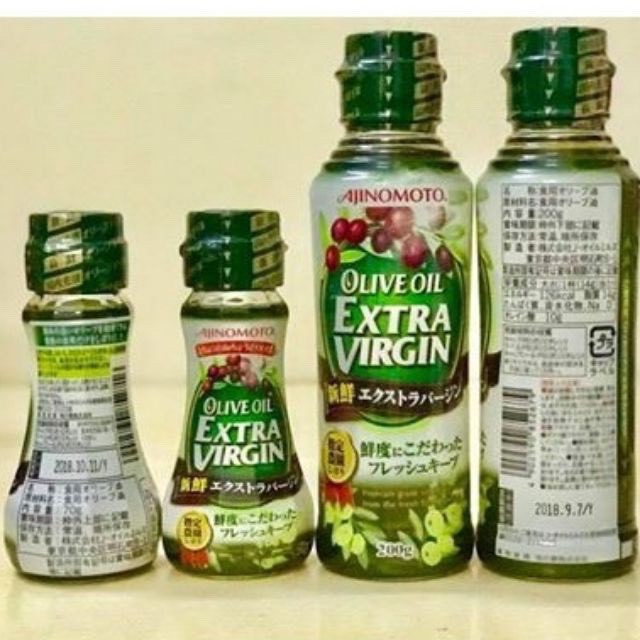 (Date 2022) Dầu oliu Ajinomoto Olive Extra Virgin Nhật