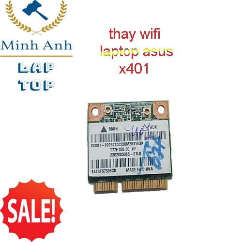 Card Wifi Laptop Asus X501A K55A X401A / Wireless Card P/N 0C001-00022000